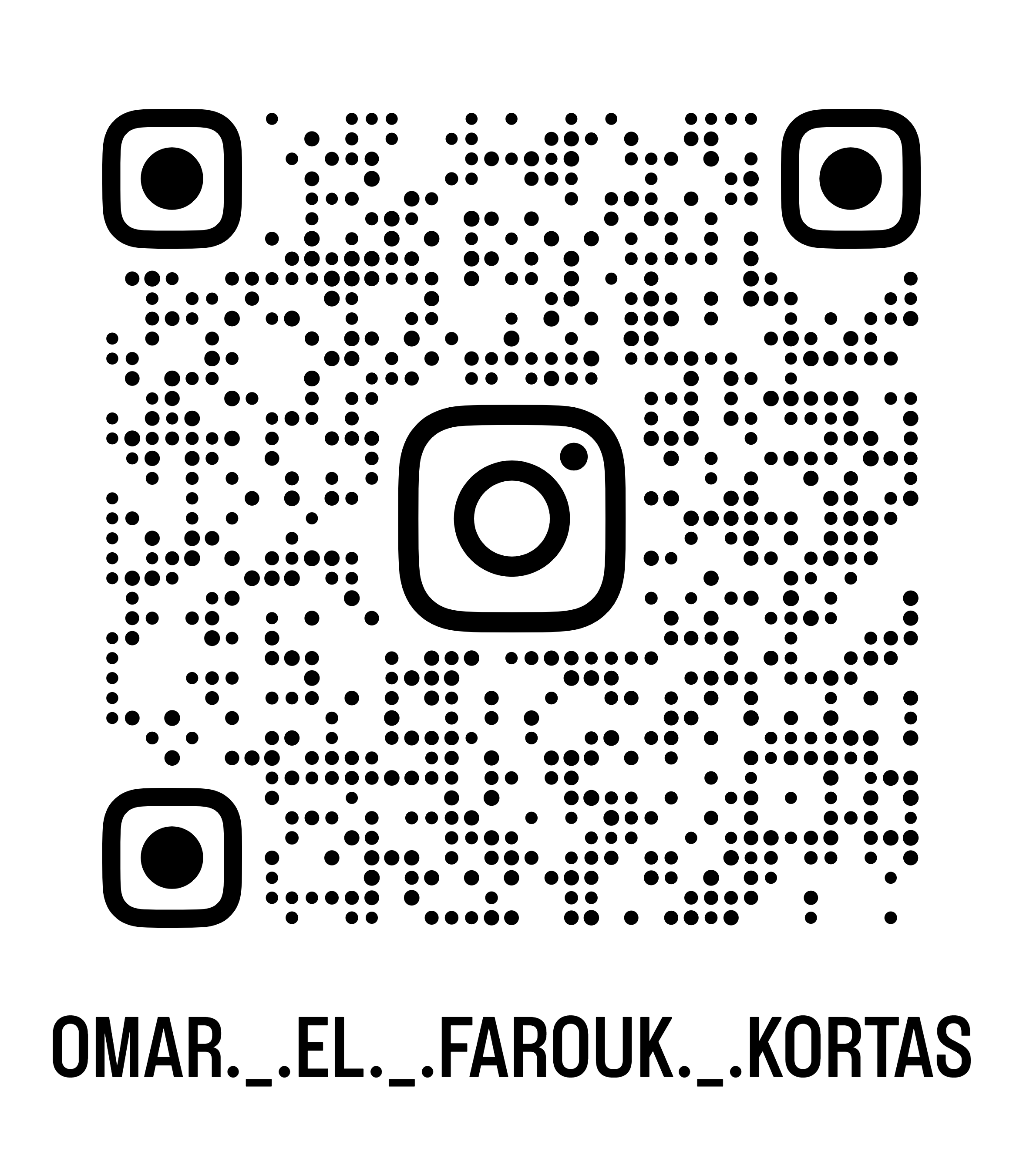 QR Code Instagram @omar._.el._.farouk._.kortas